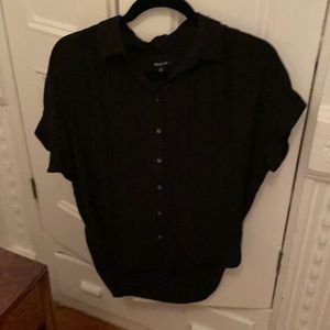 black small madewell blouse